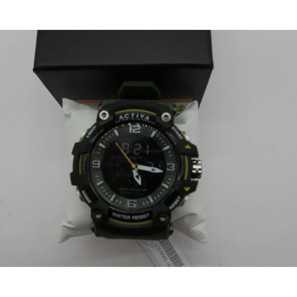 Activa Ardus X Invicta Digital Men's Watch - 58mm. Army Green (ACW8089-002)